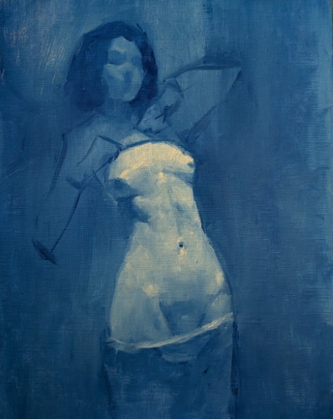 Sketch — oil on canvas panel (2025)